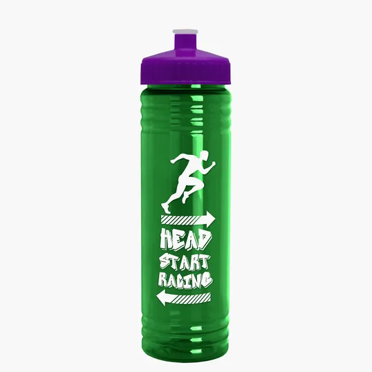 Garyline® Slim Fit RPET Bottle with Push-Pull Lid, 24 oz. — view 105