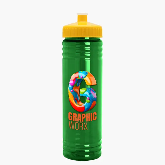 Garyline® Slim Fit RPET Bottle with Push-Pull Lid, 24 oz. — view 117