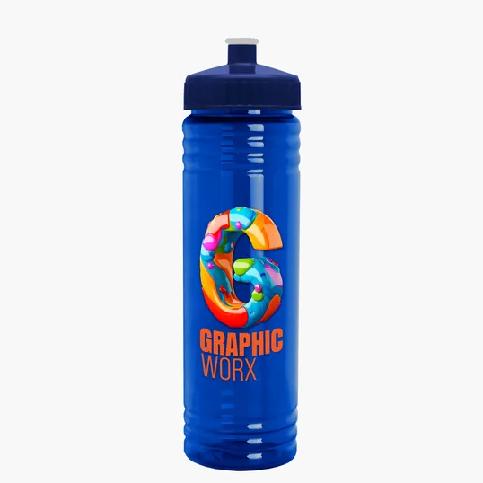 Garyline® Slim Fit RPET Bottle with Push-Pull Lid - 24 oz. — view 64