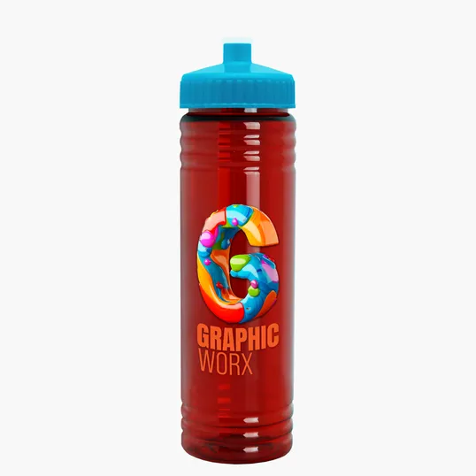 Garyline® Slim Fit RPET Bottle with Push-Pull Lid, 24 oz. — view 157