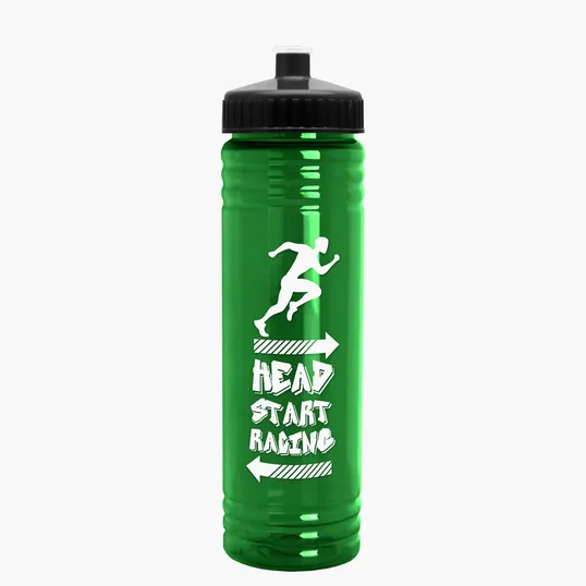 Garyline® Slim Fit RPET Bottle with Push-Pull Lid, 24 oz. — view 145