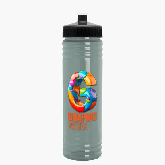 Garyline® Slim Fit RPET Bottle with Push-Pull Lid - 24 oz. — view 18