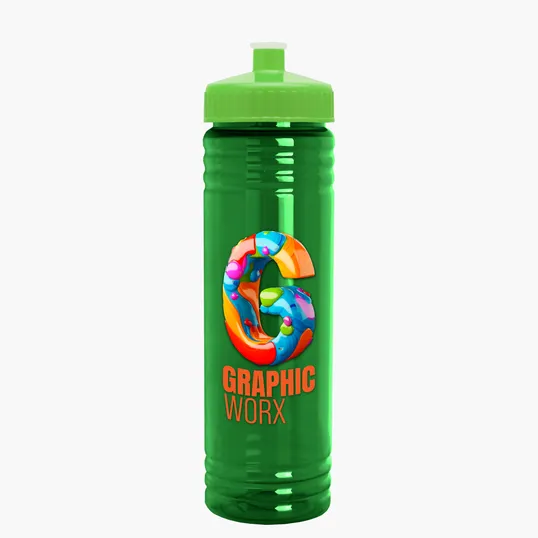 Garyline® Slim Fit RPET Bottle with Push-Pull Lid - 24 oz. — view 58