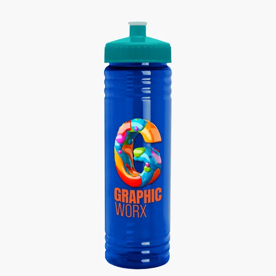Garyline® Slim Fit RPET Bottle with Push-Pull Lid, 24 oz. — view 96
