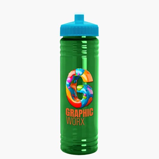 Garyline® Slim Fit RPET Bottle with Push-Pull Lid, 24 oz. — view 148