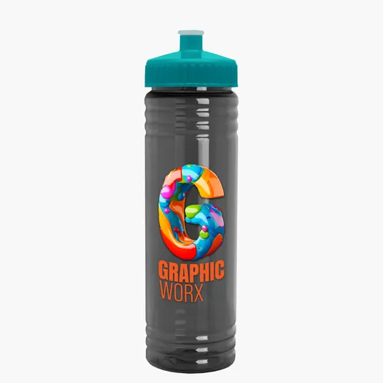 Garyline® Slim Fit RPET Bottle with Push-Pull Lid - 24 oz. — view 94