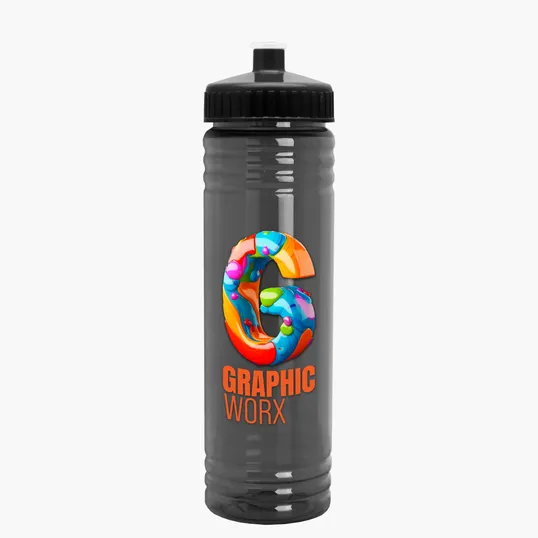 Garyline® Slim Fit RPET Bottle with Push-Pull Lid, 24 oz. — view 126