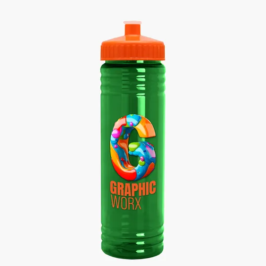 Garyline® Slim Fit RPET Bottle with Push-Pull Lid - 24 oz. — view 74