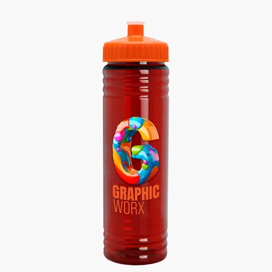 Garyline® Slim Fit RPET Bottle with Push-Pull Lid - 24 oz. — view 76