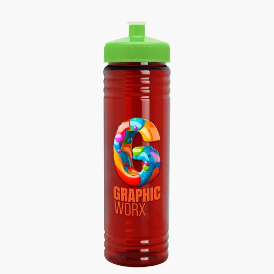 Garyline® Slim Fit RPET Bottle with Push-Pull Lid - 24 oz. — view 60