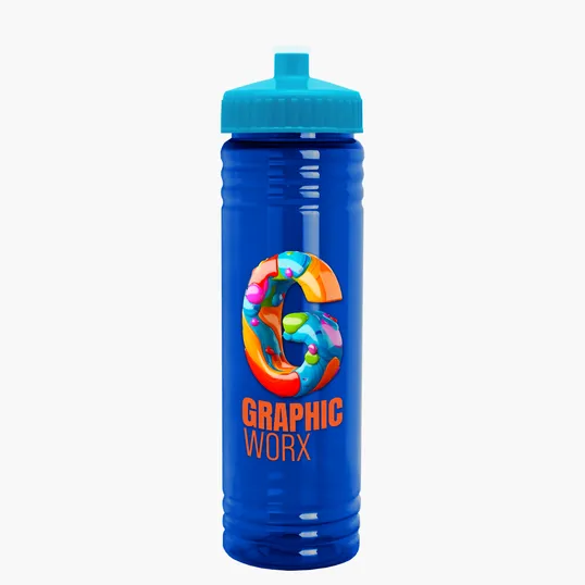 Garyline® Slim Fit RPET Bottle with Push-Pull Lid, 24 oz. — view 138
