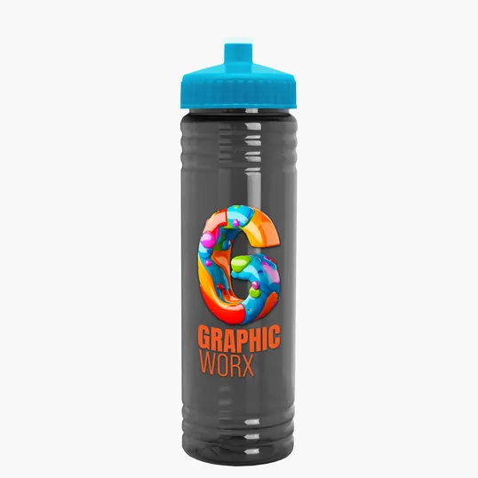Garyline® Slim Fit RPET Bottle with Push-Pull Lid, 24 oz. — view 124