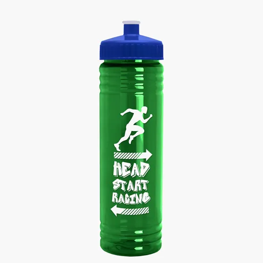 Garyline® Slim Fit RPET Bottle with Push-Pull Lid - 24 oz. — view 90
