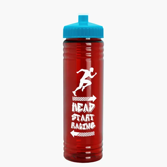 Garyline® Slim Fit RPET Bottle with Push-Pull Lid, 24 oz. — view 156