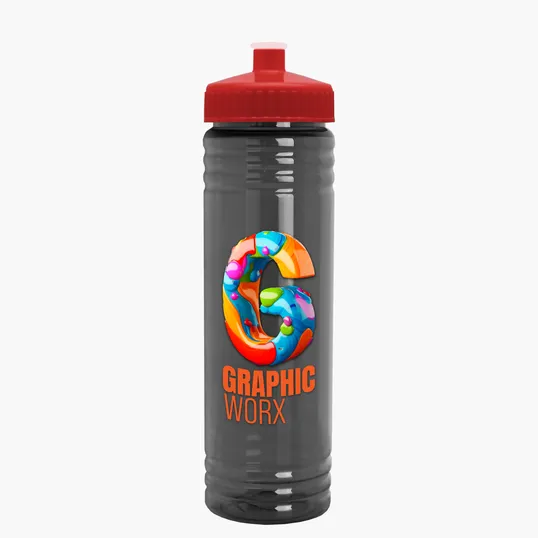 Garyline® Slim Fit RPET Bottle with Push-Pull Lid - 24 oz. — view 79