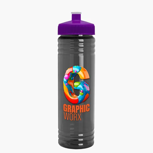 Garyline® Slim Fit RPET Bottle with Push-Pull Lid, 24 oz. — view 101