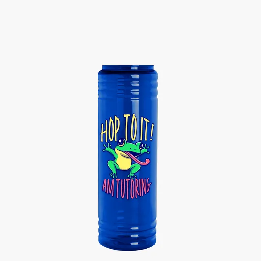Garyline® Slim Fit RPET Bottle with Ring-Straw Lid, 24 oz. — view 17