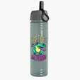 Garyline® Slim Fit RPET Bottle with Ring-Straw Lid, 24 oz. — view 7