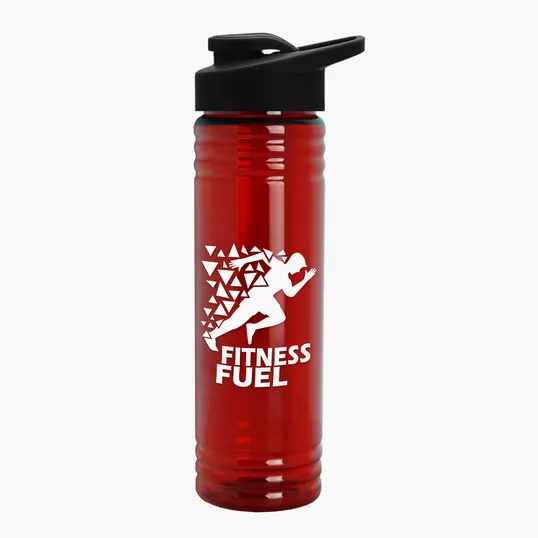 Garyline® Slim Fit RPET Bottle with Drink-Thru Lid, 24 oz. — view 124