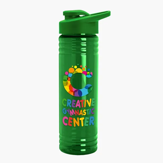 Garyline® Slim Fit RPET Bottle with Drink-Thru Lid, 24 oz. — view 121