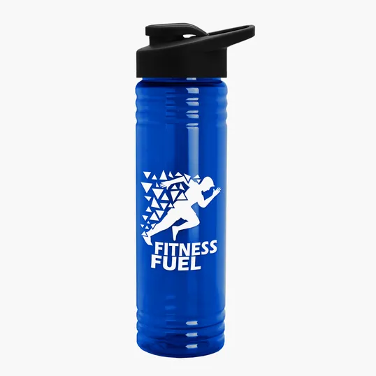 Garyline® Slim Fit RPET Bottle with Drink-Thru Lid, 24 oz. — view 109