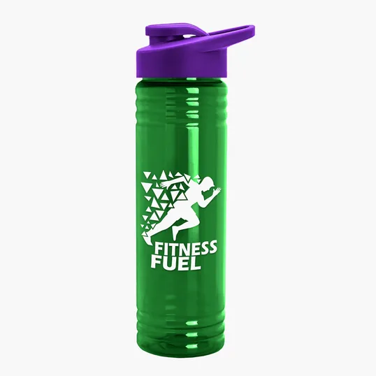 Garyline® Slim Fit RPET Bottle with Drink-Thru Lid, 24 oz. — view 99