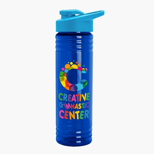 Garyline® Slim Fit RPET Bottle with Drink-Thru Lid, 24 oz. — view 112