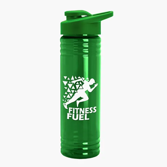 Garyline® Slim Fit RPET Bottle with Drink-Thru Lid, 24 oz. — view 120