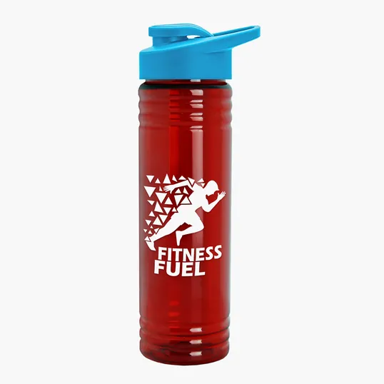 Garyline® Slim Fit RPET Bottle with Drink-Thru Lid, 24 oz. — view 126