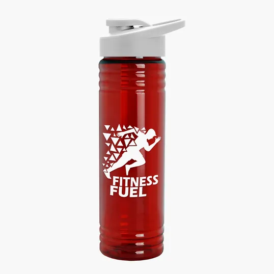 Garyline® Slim Fit RPET Bottle with Drink-Thru Lid, 24 oz. — view 106