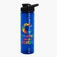 Garyline® Slim Fit RPET Bottle with Drink-Thru Lid, 24 oz. — view 110