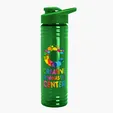 Garyline® Slim Fit RPET Bottle with Drink-Thru Lid, 24 oz. — view 121
