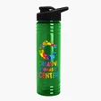 Garyline® Slim Fit RPET Bottle with Drink-Thru Lid, 24 oz. — view 117