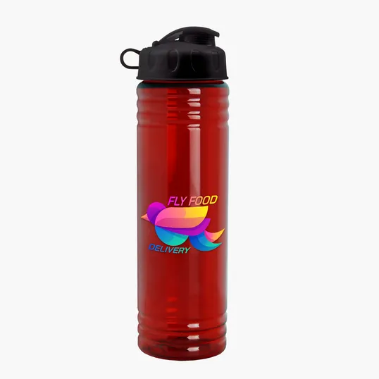 Garyline® Slim Fit RPET Bottle with Flip Lid, 24 oz. — view 90