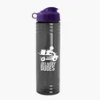 Garyline® Slim Fit RPET Bottle with Flip Lid, 24 oz. — view 9