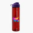 Garyline® Slim Fit RPET Bottle with Flip Lid, 24 oz. — view 50
