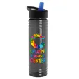 Garyline® Slim Fit RPET Bottle with Flip-Straw Lid, 24 oz. — view 81