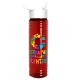 Garyline® Slim Fit RPET Bottle with Flip-Straw Lid, 24 oz. — view 73
