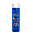 Garyline® Slim Fit RPET Bottle with Flip-Straw Lid, 24 oz. — view 77