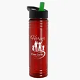 Garyline® Slim Fit RPET Bottle with Flip-Straw Lid, 24 oz. — view 115