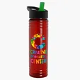 Garyline® Slim Fit RPET Bottle with Flip-Straw Lid, 24 oz. — view 116