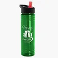 Garyline® Slim Fit RPET Bottle with Flip-Straw Lid, 24 oz. — view 108