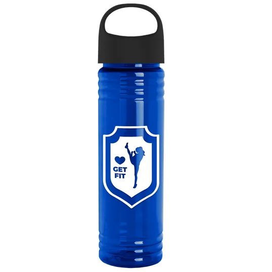 Garyline® Slim Fit RPET Bottle with Oval Crest Lid, 24 oz. — view 81