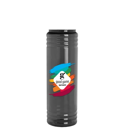 Garyline® Slim Fit RPET Bottle with Oval Crest Lid, 24 oz. — view 79