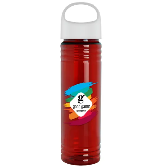 Garyline® Slim Fit RPET Bottle with Oval Crest Lid, 24 oz. — view 69