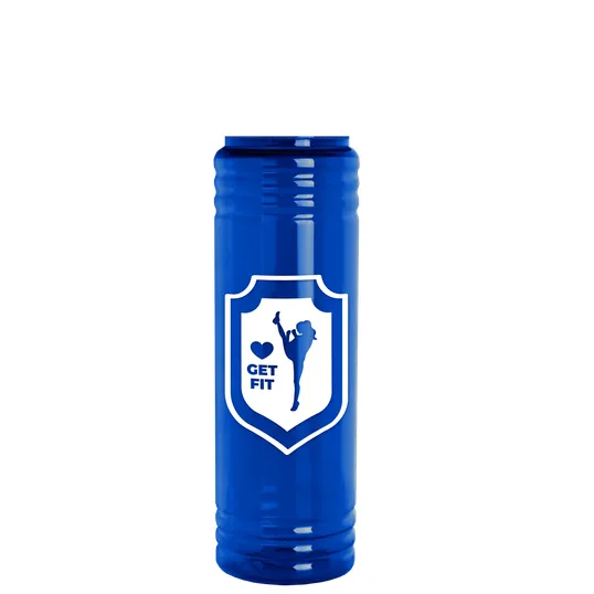 Garyline® Slim Fit RPET Bottle with Oval Crest Lid, 24 oz. — view 88
