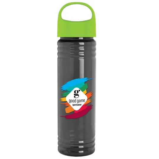 Garyline® Slim Fit RPET Bottle with Oval Crest Lid, 24 oz. — view 77