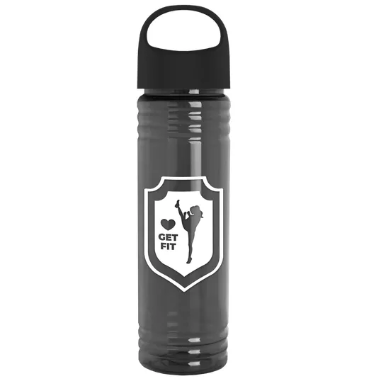 Garyline® Slim Fit RPET Bottle with Oval Crest Lid, 24 oz. — view 71