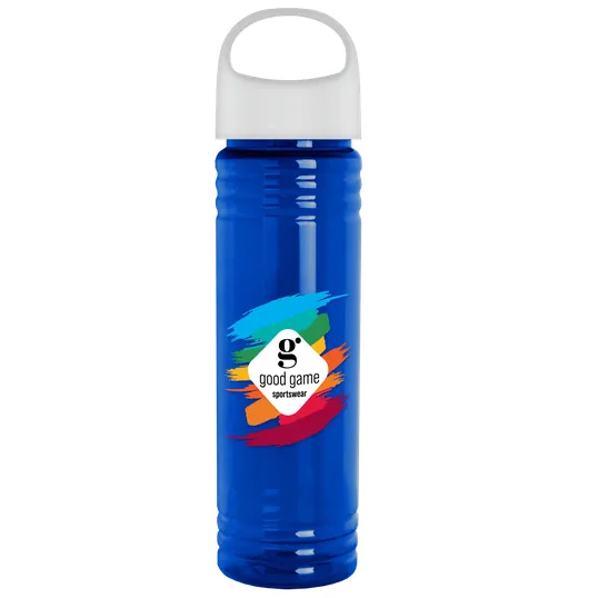 Garyline® Slim Fit RPET Bottle with Oval Crest Lid, 24 oz. — view 66