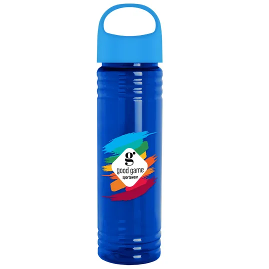 Garyline® Slim Fit RPET Bottle with Oval Crest Lid, 24 oz. — view 84